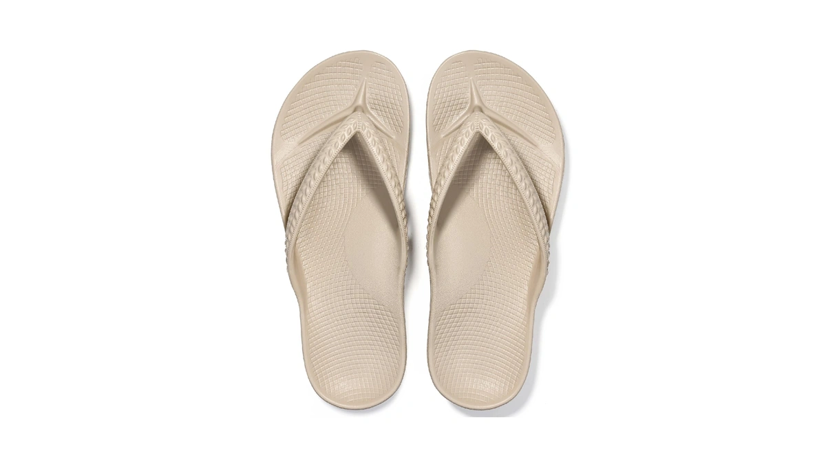 Litfun Women's Arch Support Flip Flops For Plantar Fasciitis Orthopedic