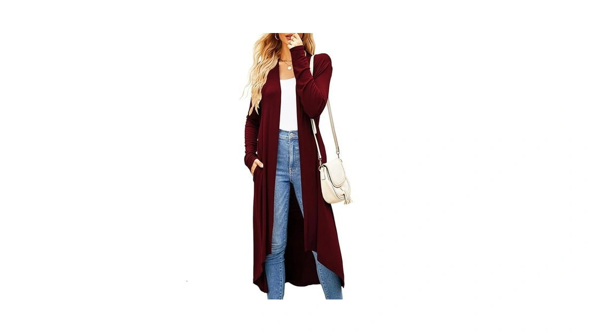 Newchoice Womens Cardigan Sweaters Lightweight Long Sleeve Open Front Extra
