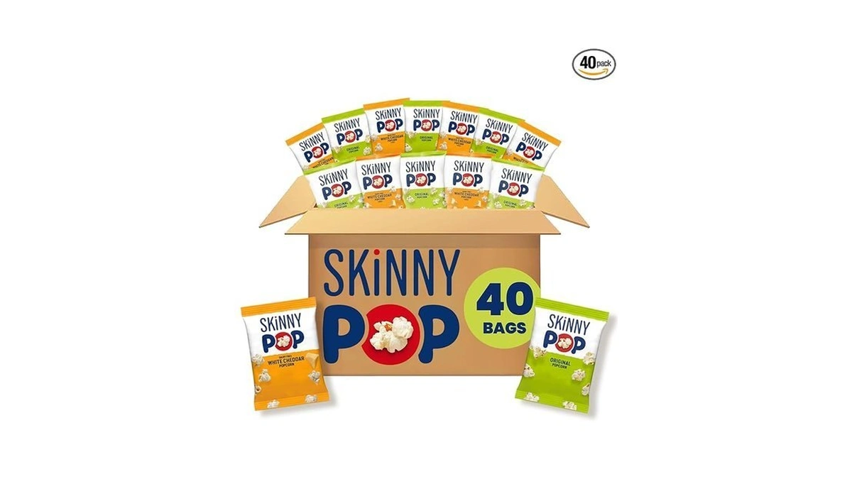Skinnypop Popcorn, Original And Dairy-free White Cheddar Variety Pack, Whole