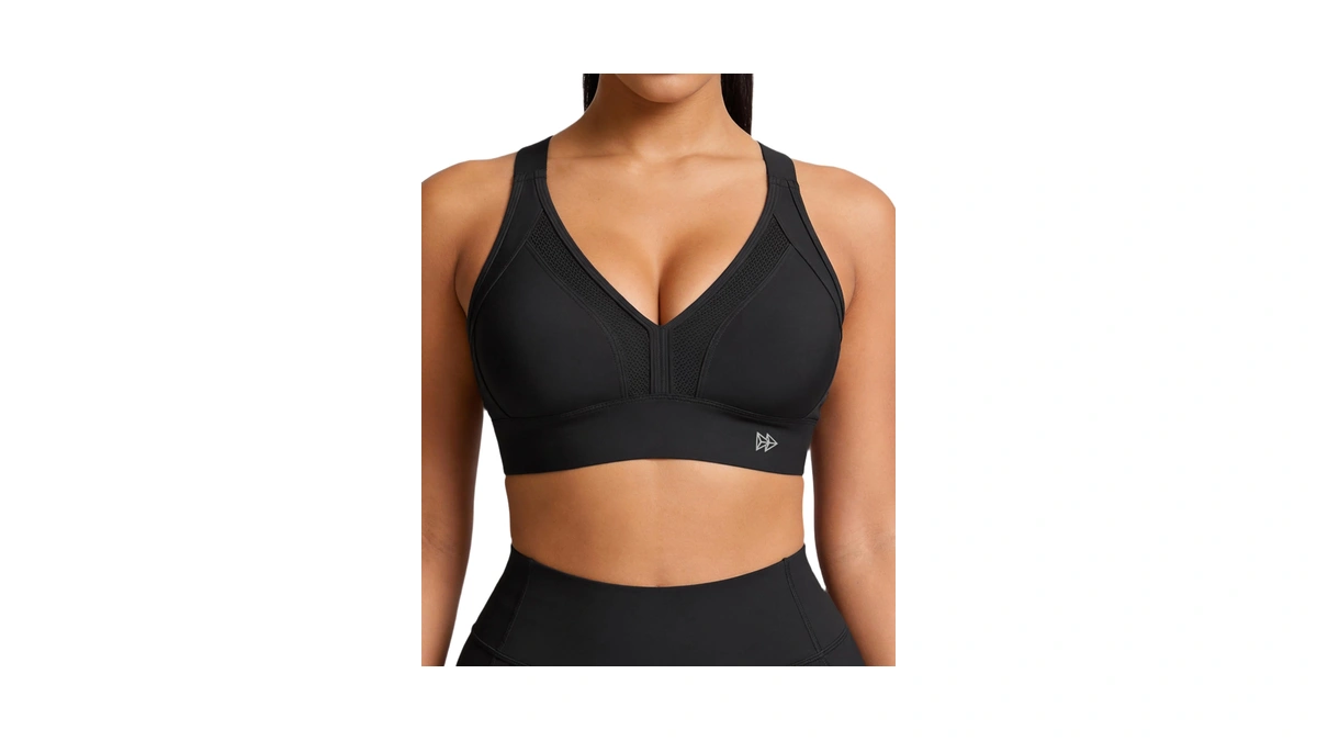 Yvette Sports Bras For Women High Impact Supp...