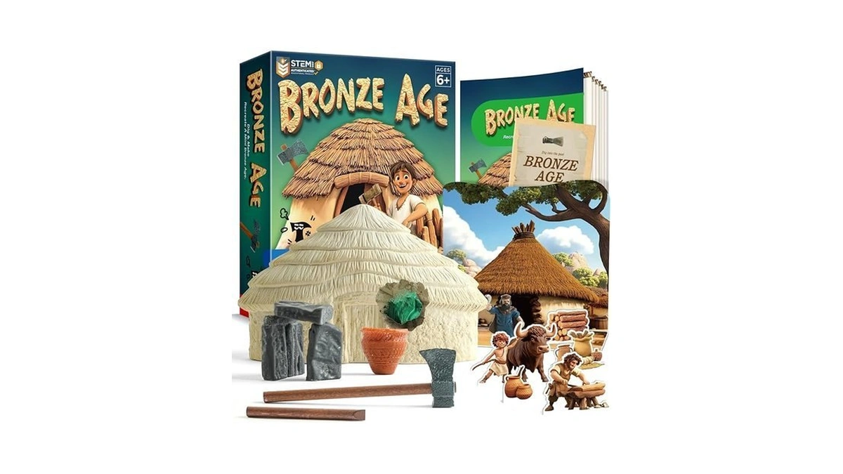 Eduman Bronze Age Fossil Dig Kit For Kids, Dig It