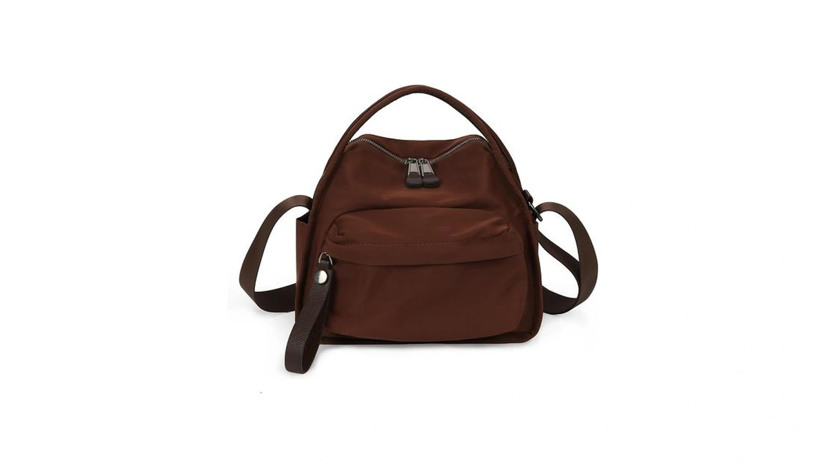Ceutniz Elegant Solid Color Shoulder Bag For Women Casual Nylon