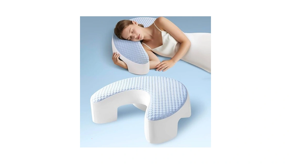 Baigee Side Sleeper Pillow For Adults With Arm Hole –