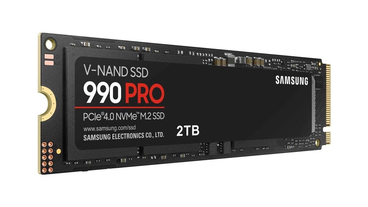 Samsung 990 Pro Ssd 2tb Nvme M.2 Pcie Gen4, M.2
