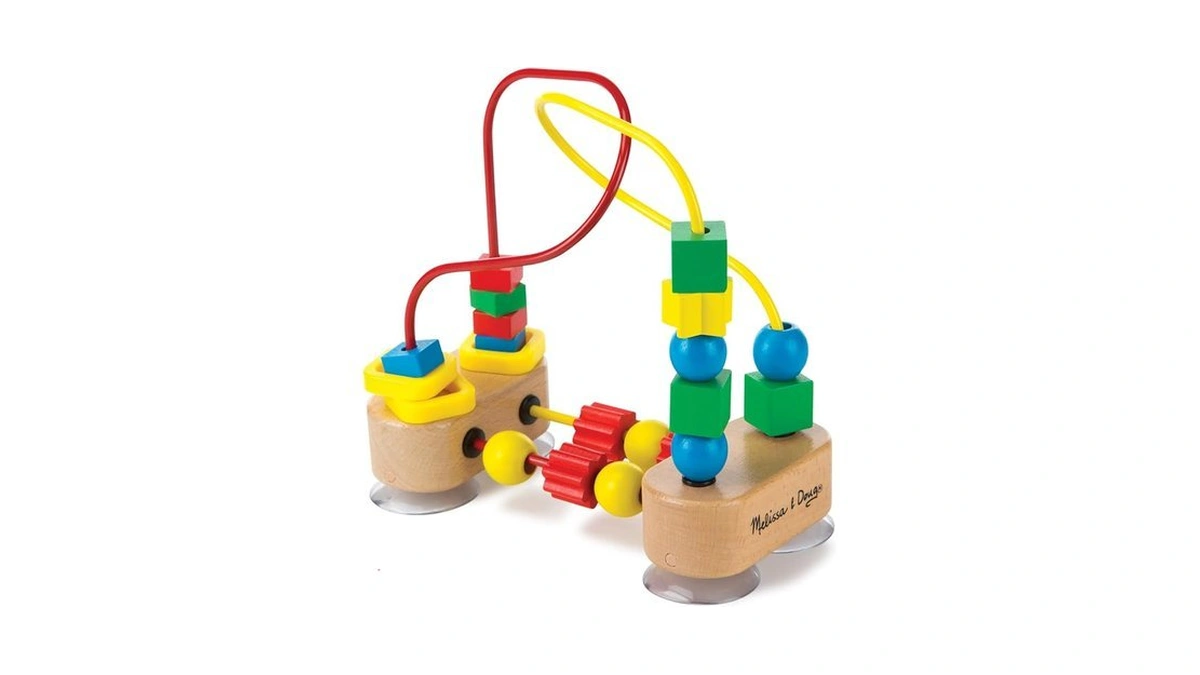 Melissa & Doug First Bead Maze - Wooden Educational Baby