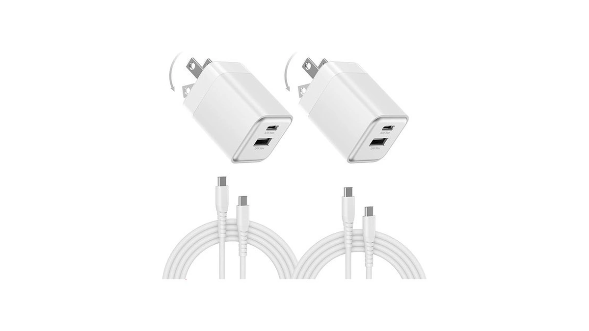 Wegear 30w Usb C Fast Charger, Dual Port Usb C