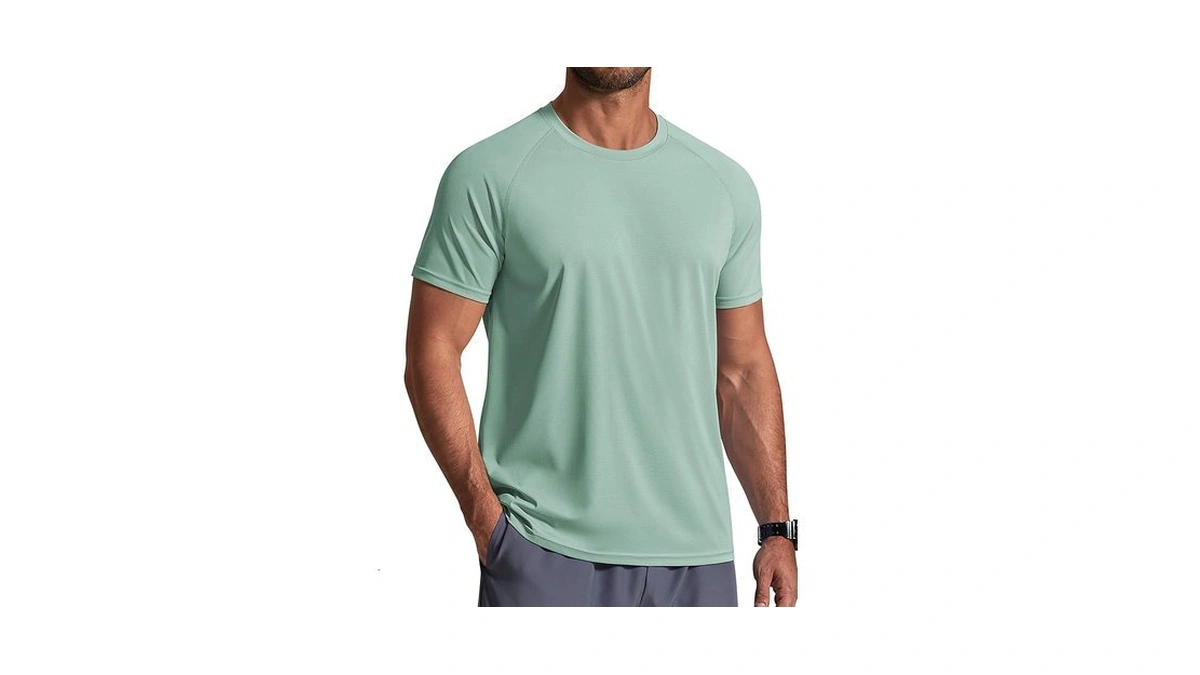 Coofandy Mens Swim Shirt Upf 50+ Sun Shirt Athletic Short
