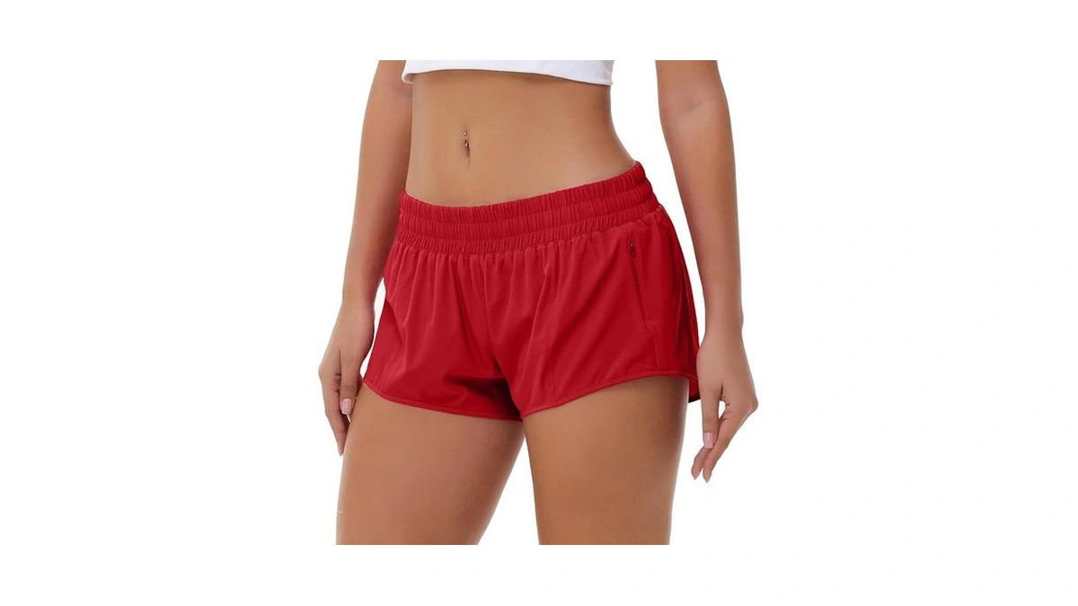 Aurefin Lightweight Athletic Shorts For Women, Quick Dry Running Shorts