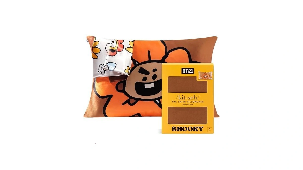 Kitsch X Bt21 Satin Pillowcase β Toddler Pillowcase With Zipper