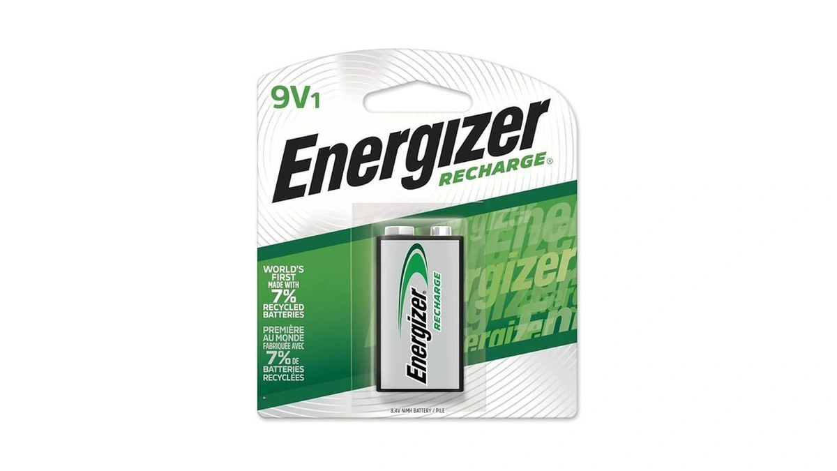 Energizer Recharge Universal Rechargeable 9v Batteries, 1 Pack