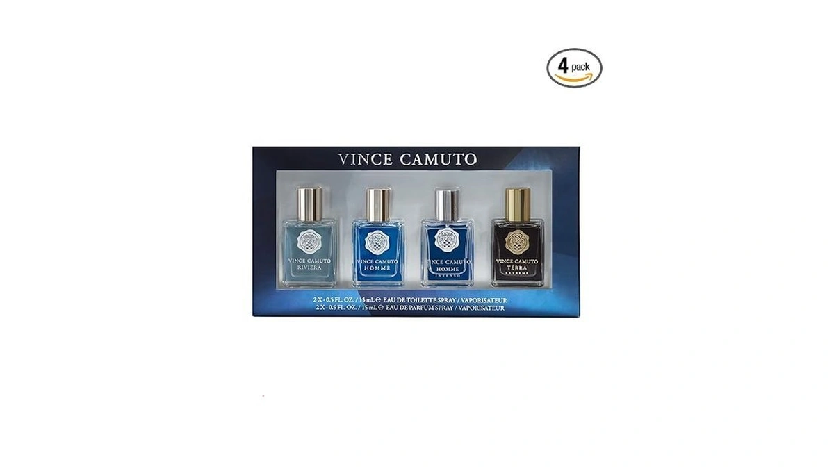 Vince Camuto Men's 4 Pc Coffret Cologne Gift Set, Includes