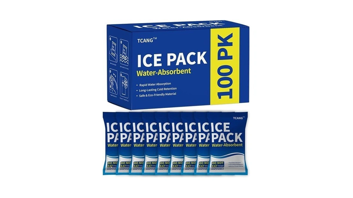 Tcang Disposable Dry Ice Packs For Shipping Non-stick For Food