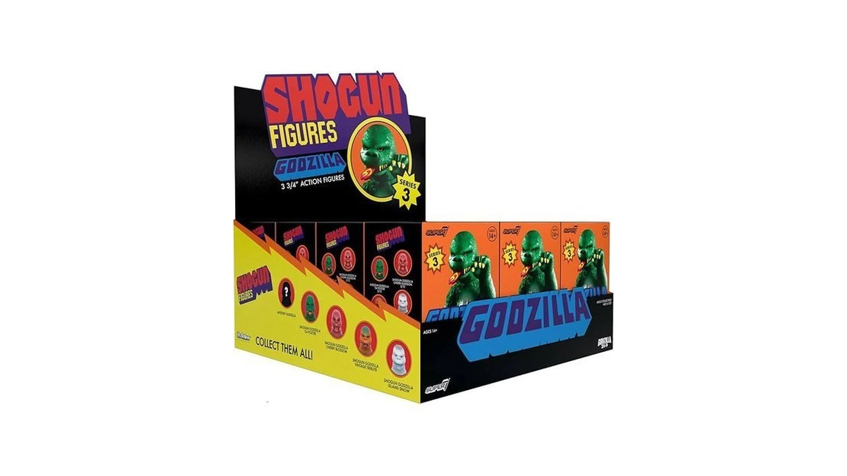 Super7 Toho Shogun Godzilla Blind Box Flat - (12 Pack)