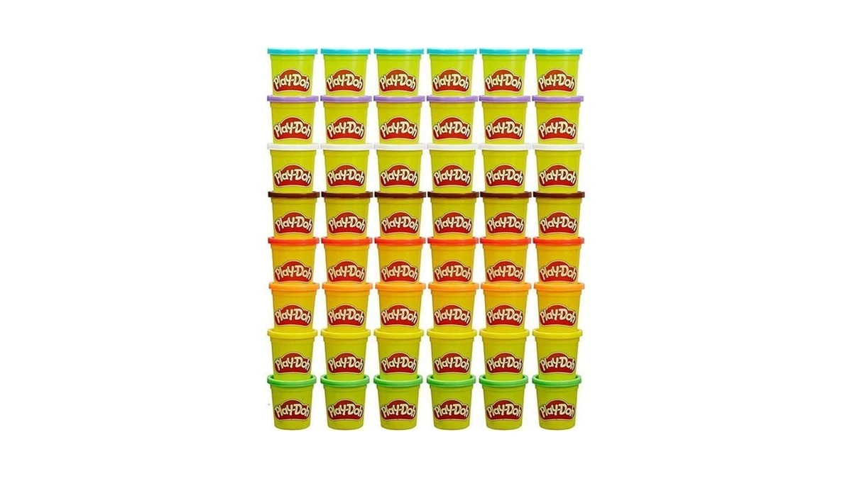 Play-doh Bulk Pack Of 48 Cans, 6 Sets Of 8