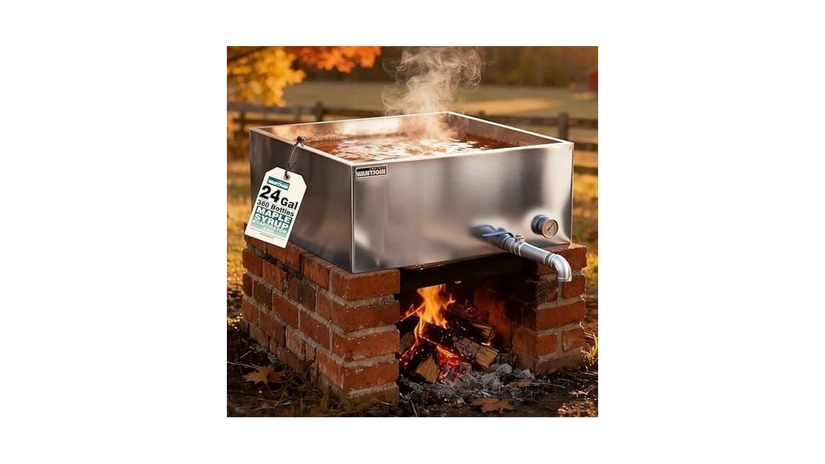 Wantjoin Maple Syrup Evaporator Pan 24 Gal - Syrup Evaporator