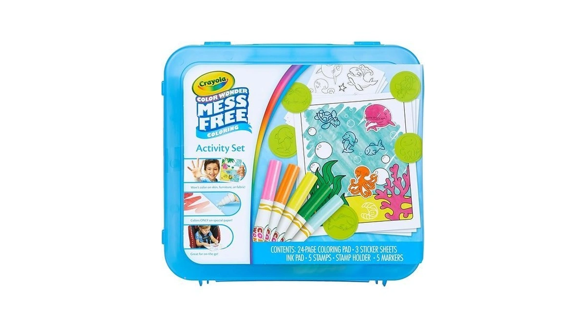 Crayola Color Wonder Mess Free Coloring Activity Set (30+ Pcs),