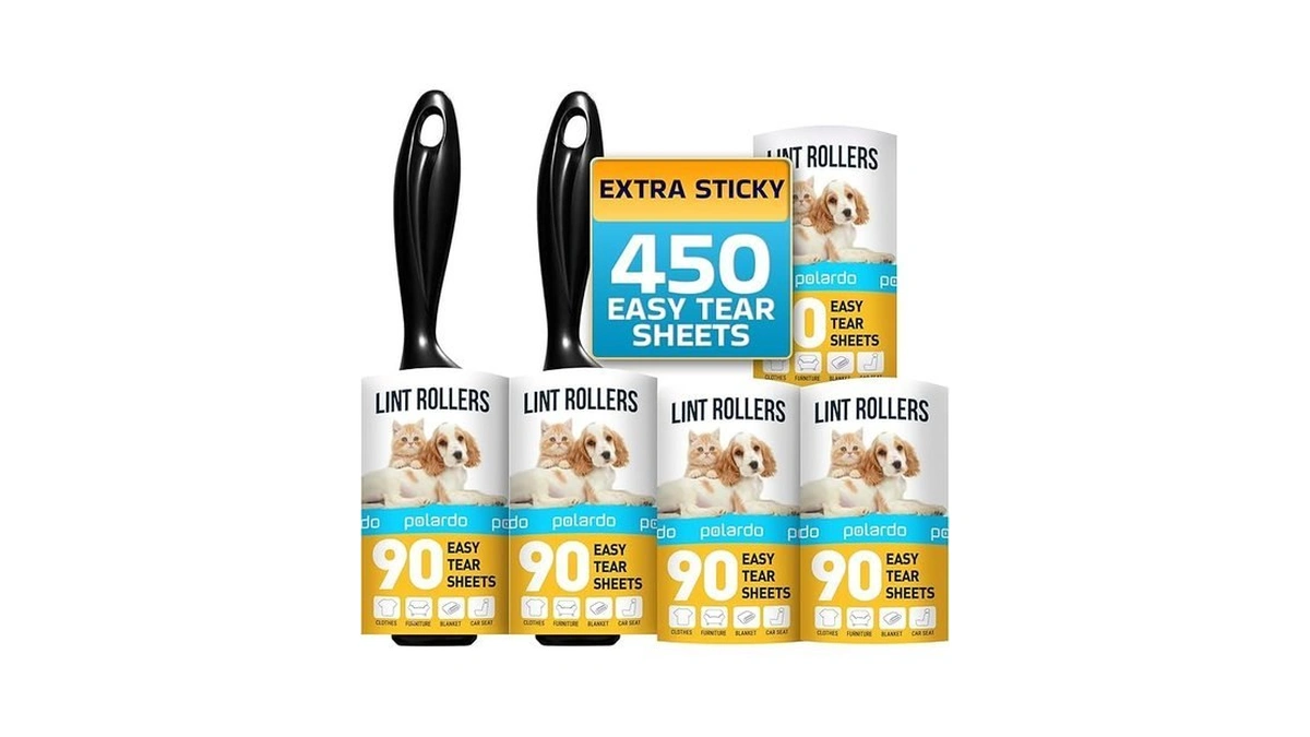 Lint Rollers For Pet Hair, White, Sticky Remover For Couch,