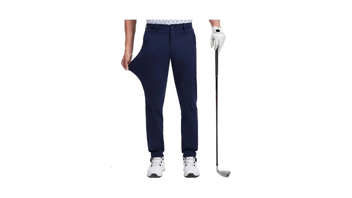 Qpngrp Men's Golf Pants 29"/31"/33" Inseam Stretch Casual Work Dress