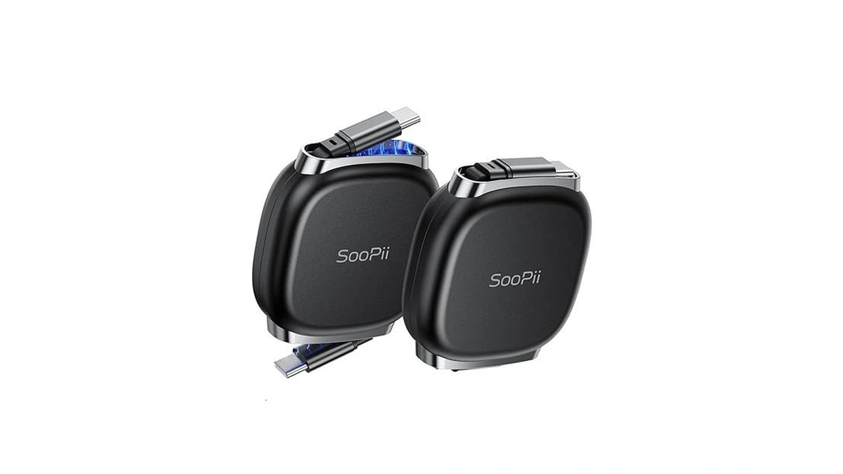 Soopii Usb C To Usb C Cable, 240w Retractable Usb