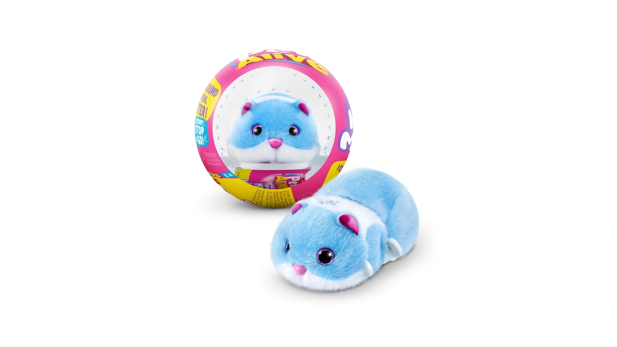 Pets Alive Hamstermania (blue) By Zuru Hamster, Electronic Pet, 20+