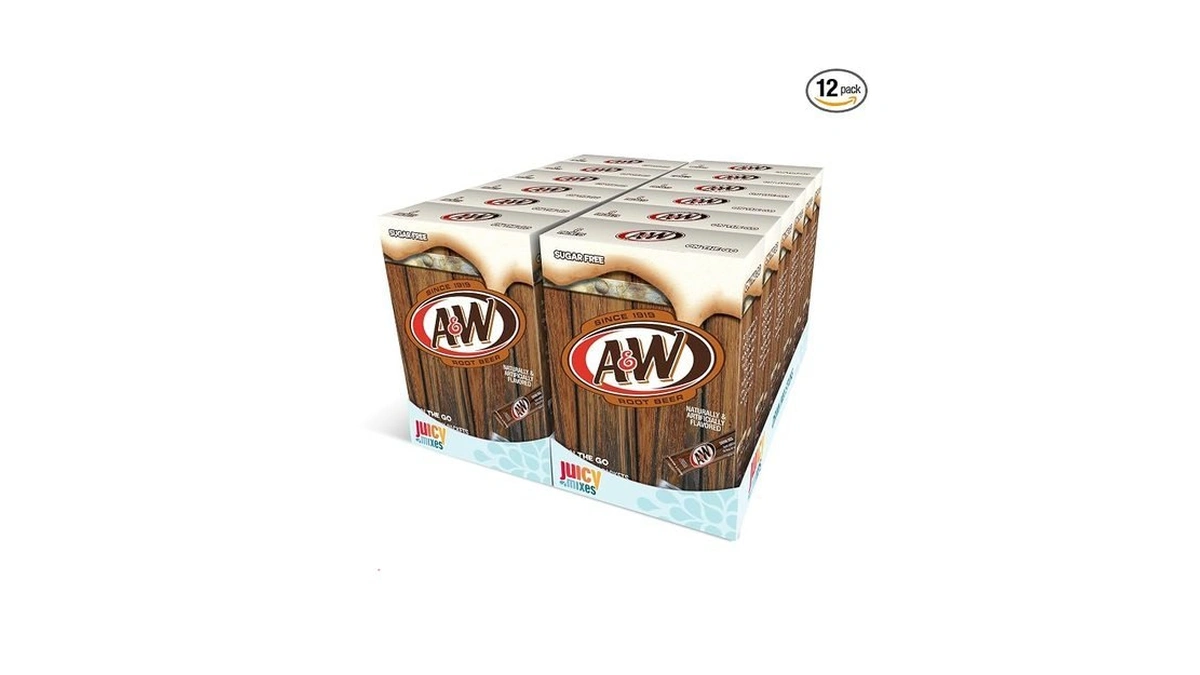 A&w, Root Beer – Powder Drink Mix - (12 Boxes,