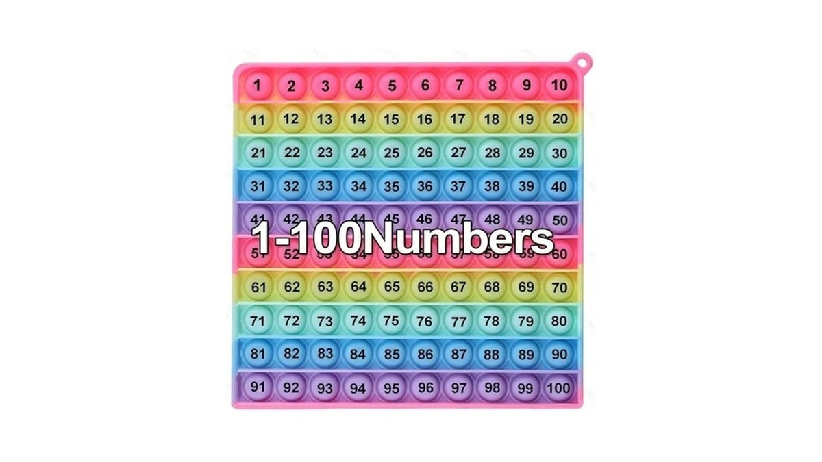 Yadishen Multiplication Table Hundred Board Math Game P0pp Toy, Exercise