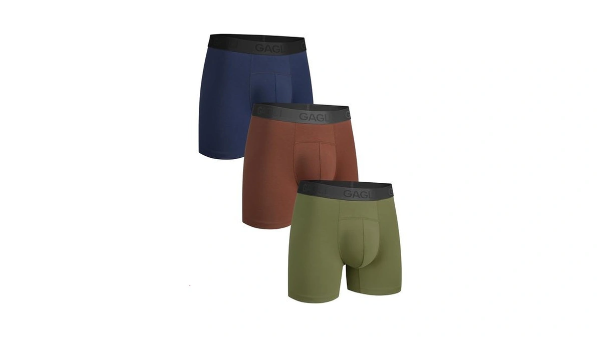 Gagli Men's Underwear Boxer Briefs, Soft Breathable Underwear With Comfortflex