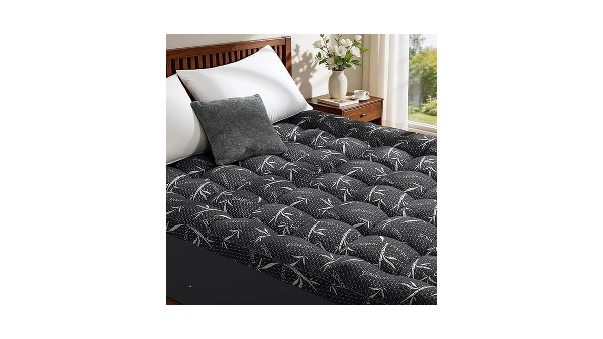 4 Inch Memory Foam Mattress Topper Queen Size - Extra