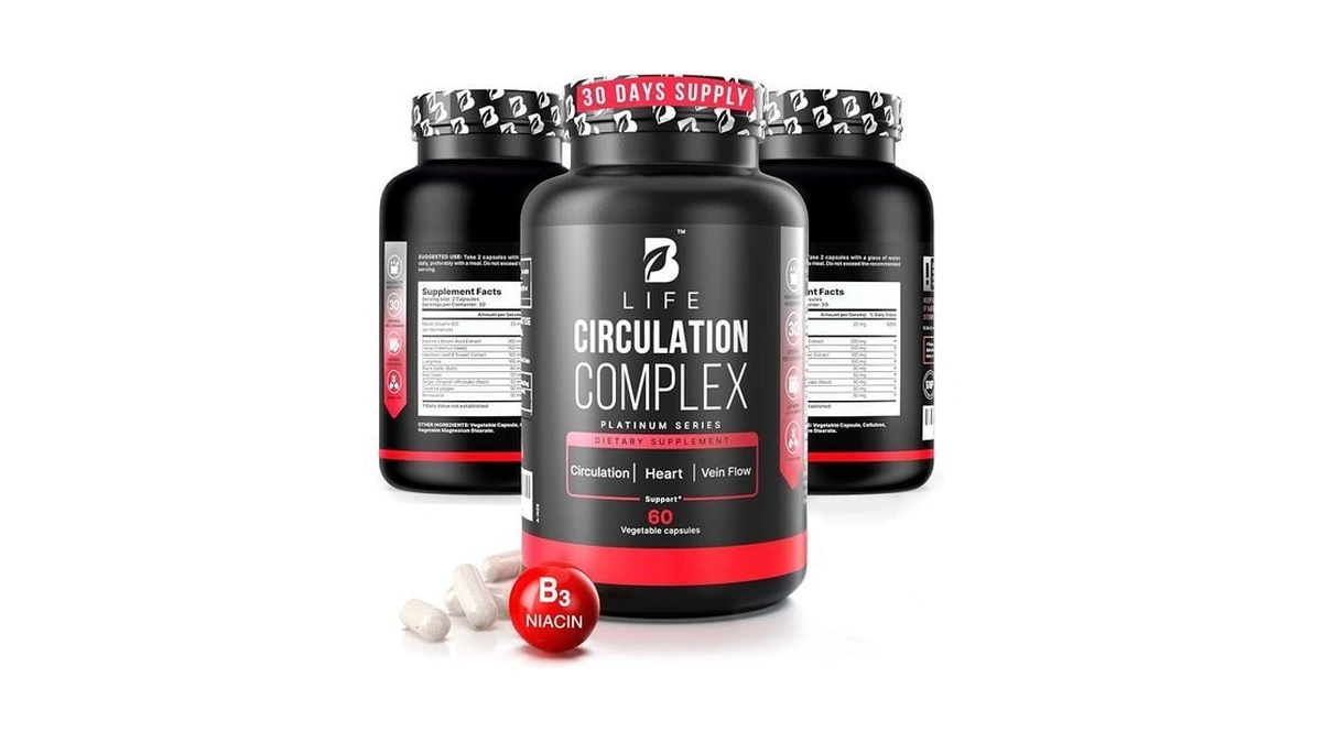 Circulation Support Supplement For Vein & Artery Health | Vascular
