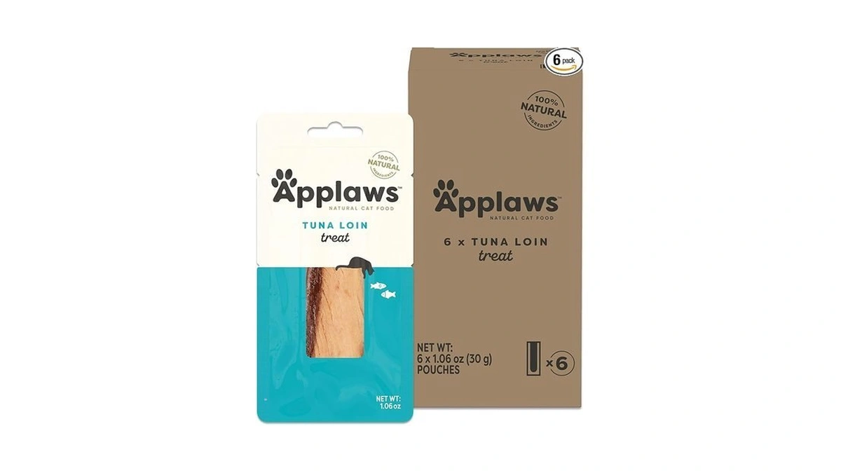 Applaws Natural Cat Treats, Grain-free, Single Ingredient, Whole Protein Fillet,