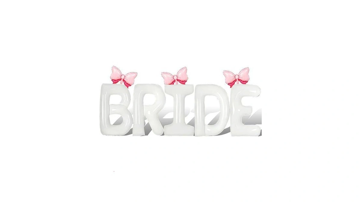Bride Balloons Bachelorette Party Decorations - 40 Inch Bride Balloon