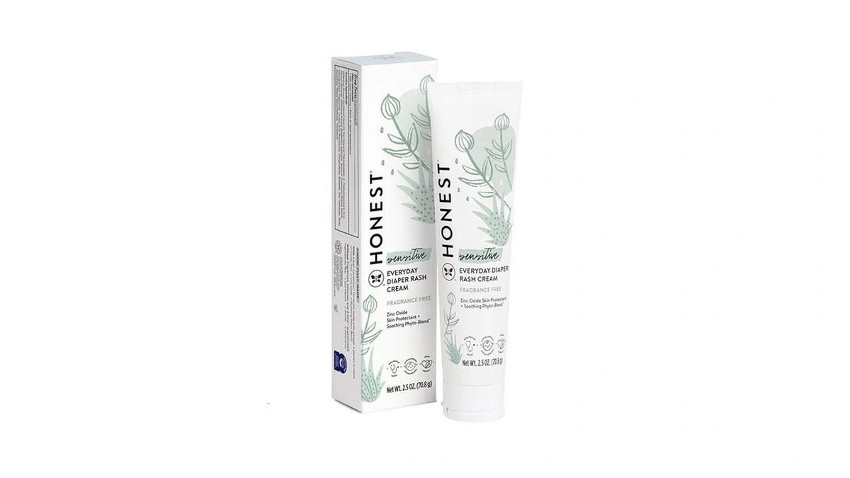 The Honest Company Hypoallergenic Diaper Rash Cream, Moisturizing, Calming Zinc