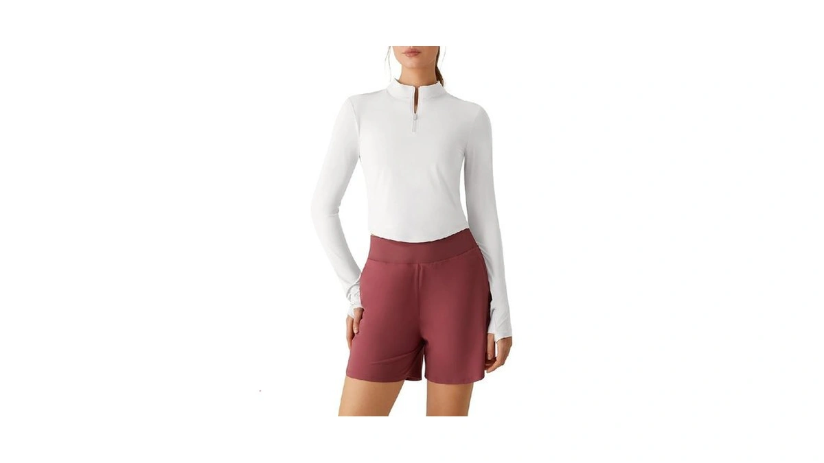 G4free Women's Upf 50+ Sun Shirts For Running Thumbholes Long