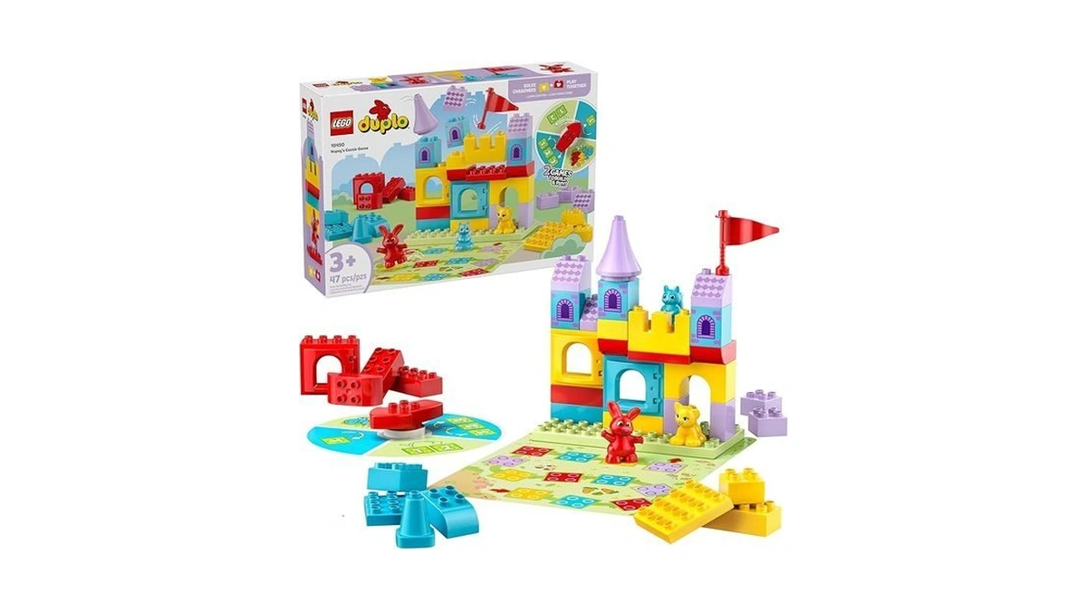 Lego Duplo Hopsyβs Castle Game Building Toy For Pretend Play