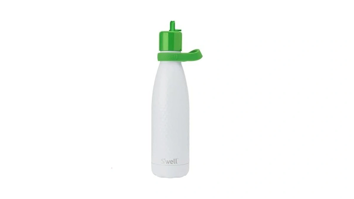 S'well Stainless Steel Water Bottle With Flip Straw Cap And