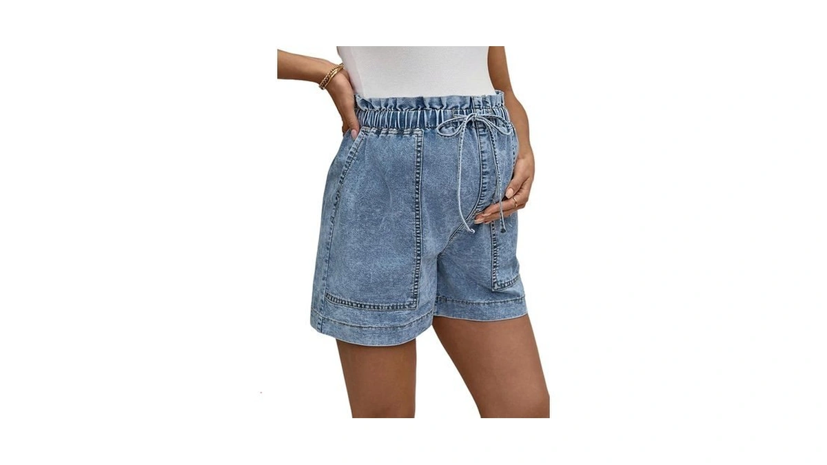 Maternity Denim Shorts