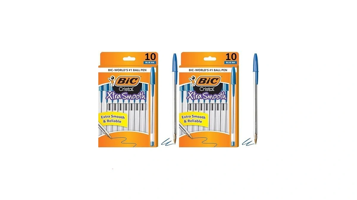 Bic Ballpoint Pen, Medium Point, Blue | Cristal Xtra Smooth