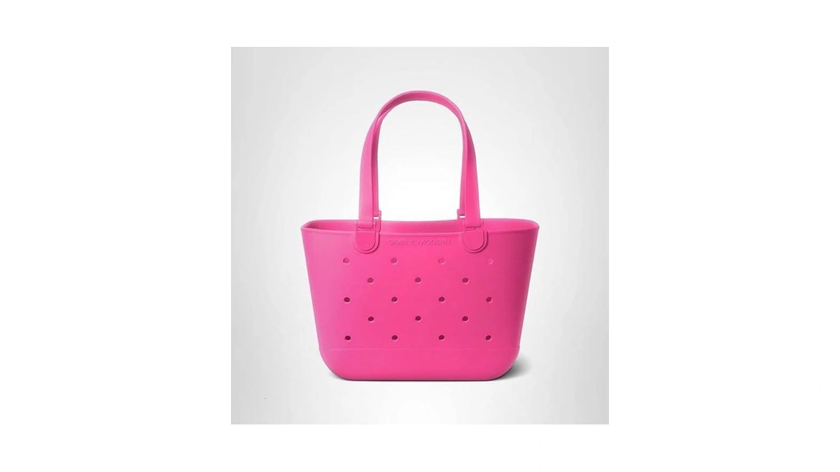 Simple Modern Large Beach Bag | Waterproof Getaway Rubber Tote