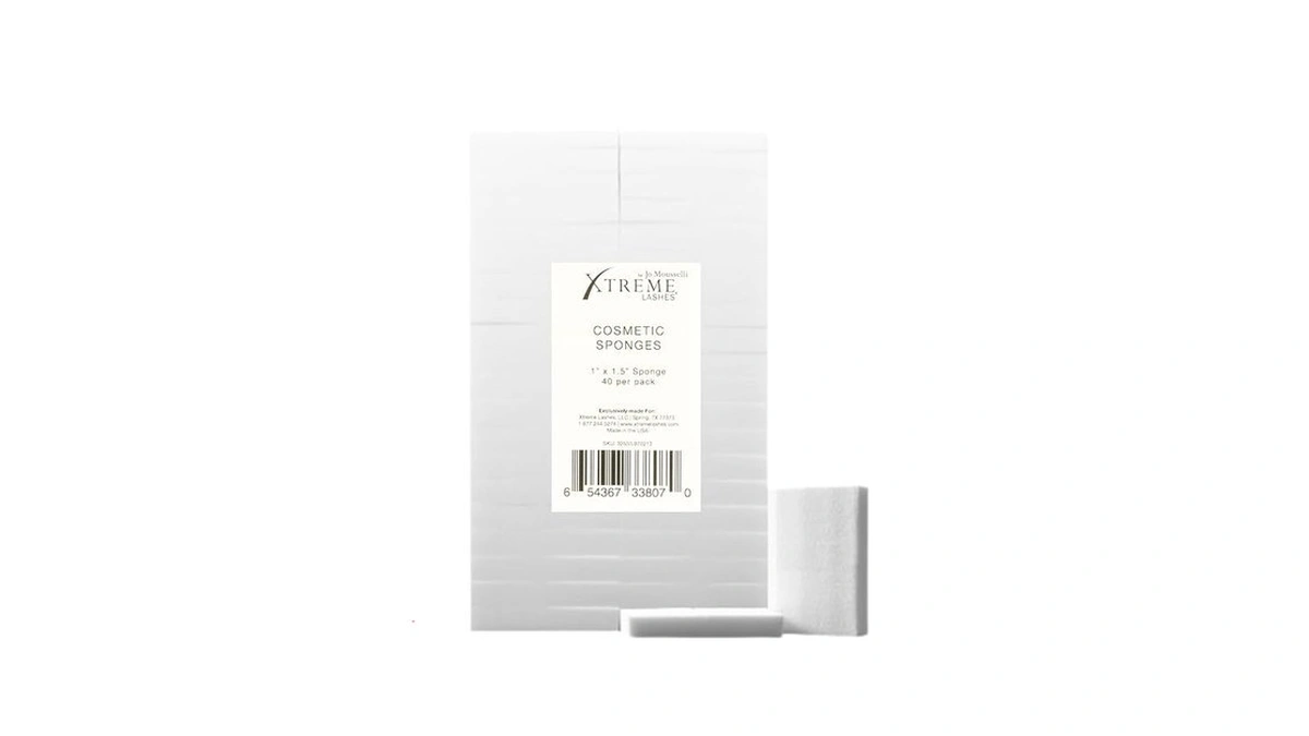 Xtreme Lashes Cosmetic Sponges, 1 Inch X 1.5 Inch, 40