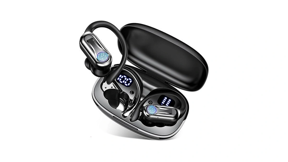Wireless Sports Earbuds, Bluetooth 6.1 Over-ear Hook Headphones With 90h