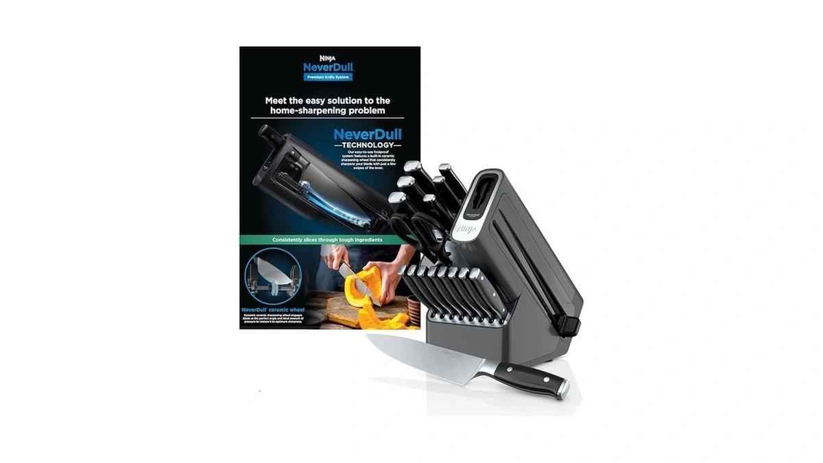 Ninja™ Neverdull® Knife Block Set | 17 Piece Kitchen Knife