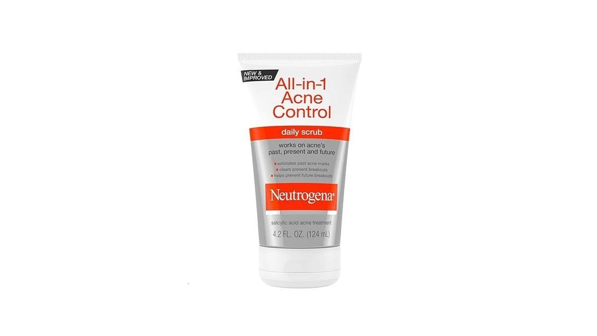 Neutrogena All-in-1 Acne Control Daily Face Scrub To Exfoliate &