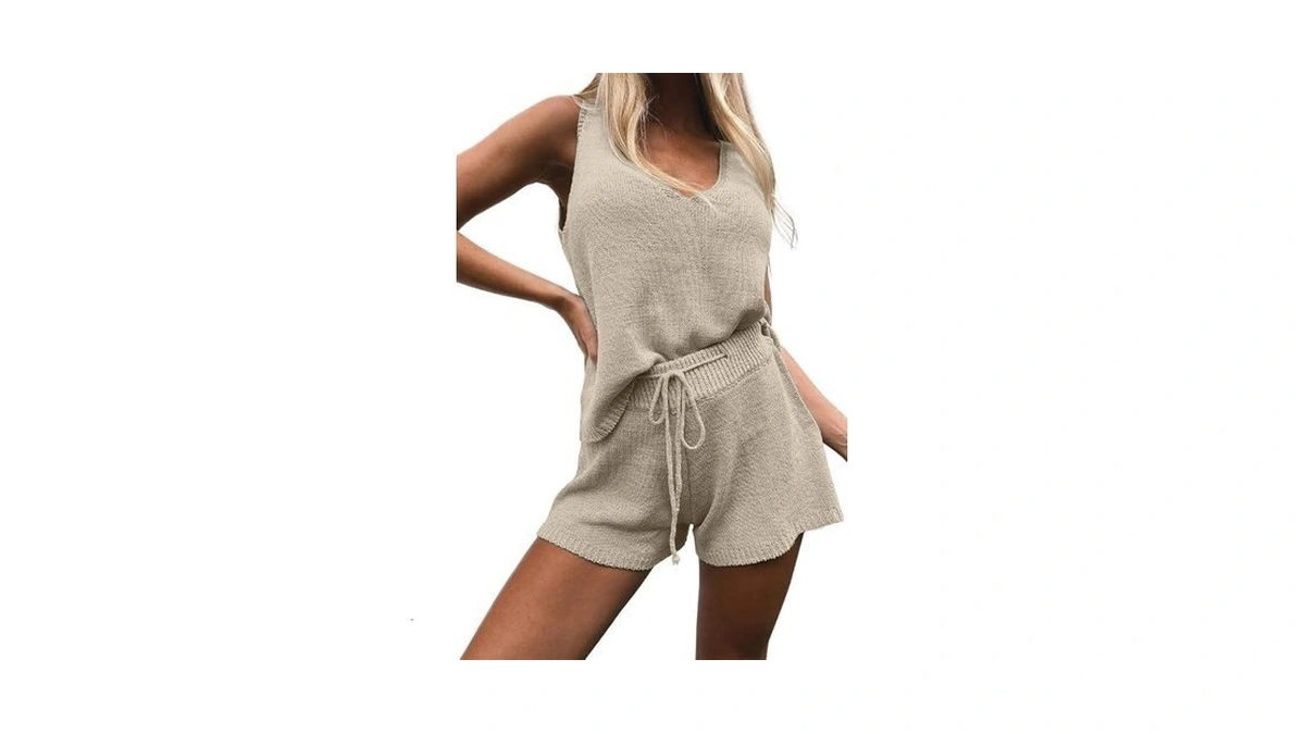 Imily Bela Women's Summer Lounge Sets Knit 2 Piece Outfits