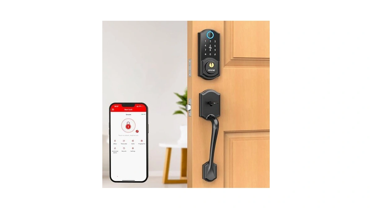 Smart Lock Front Door Set - Smonet Keyless Entry Door