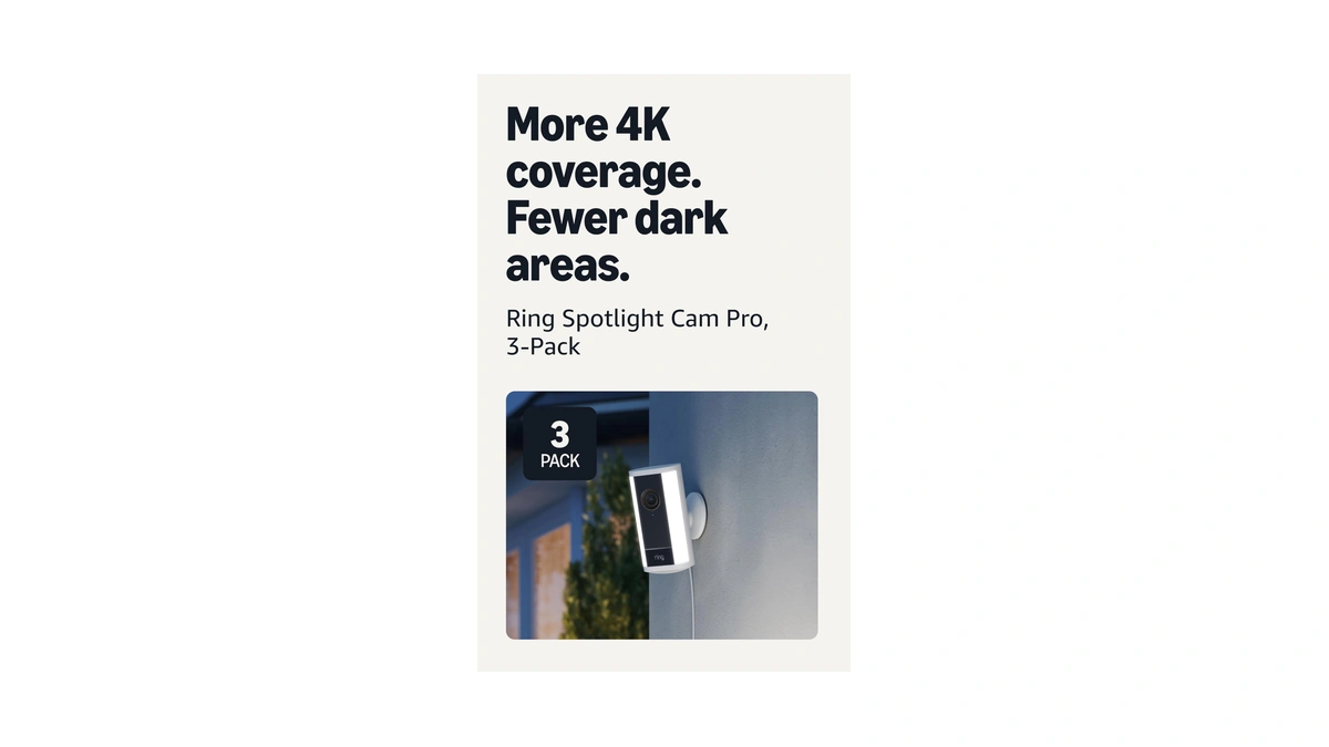 Ring Spotlight Cam Pro, Plug-in (newest Model), Home Or Business