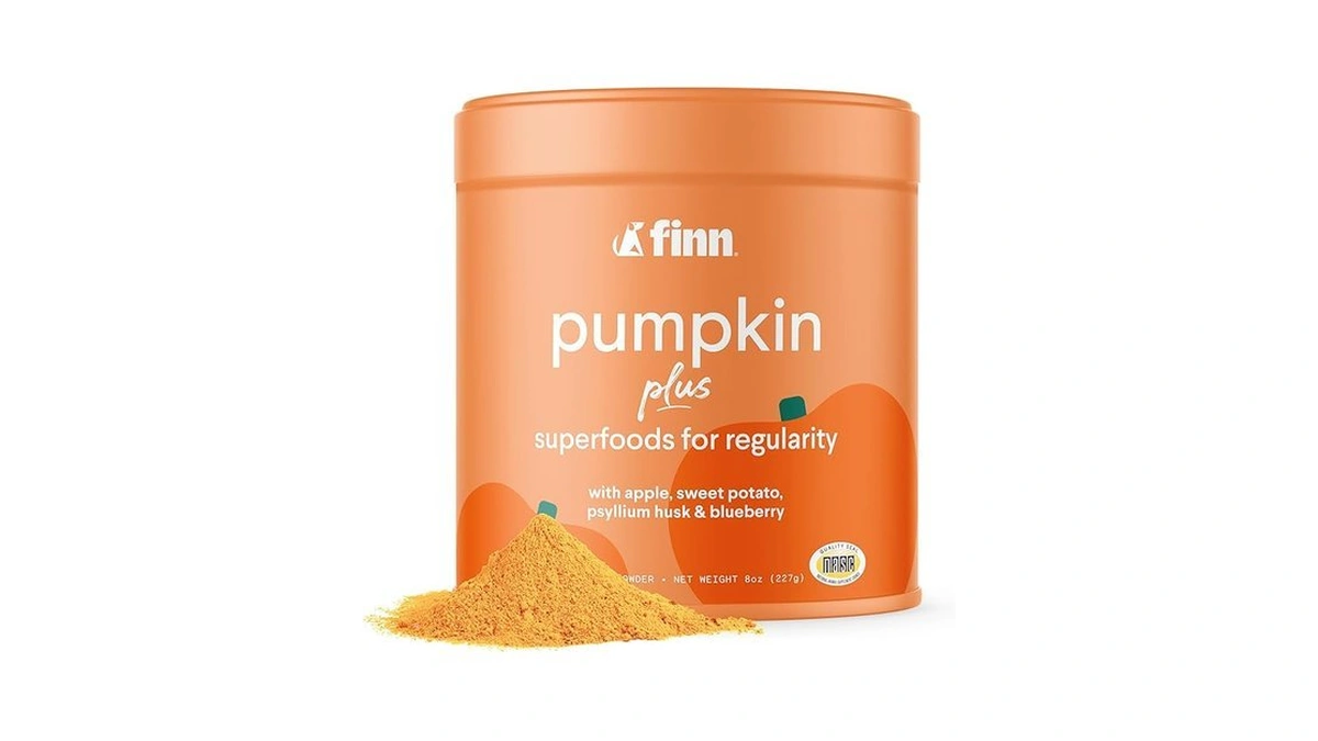 Finn Pumpkin Plus: Daily Digestive Support & Fiber-rich Topper For