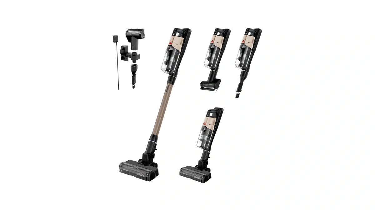 Bissell Powerclean Furguard Self-standing Cordless Vacuum W/self-cleaning Brush Roll, Wall