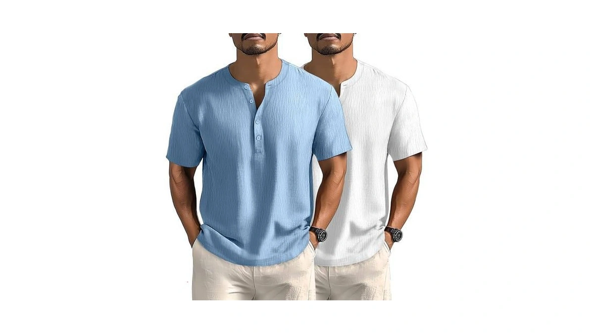 Neer 2 Pack Big And Tall Shirts For Men Casual