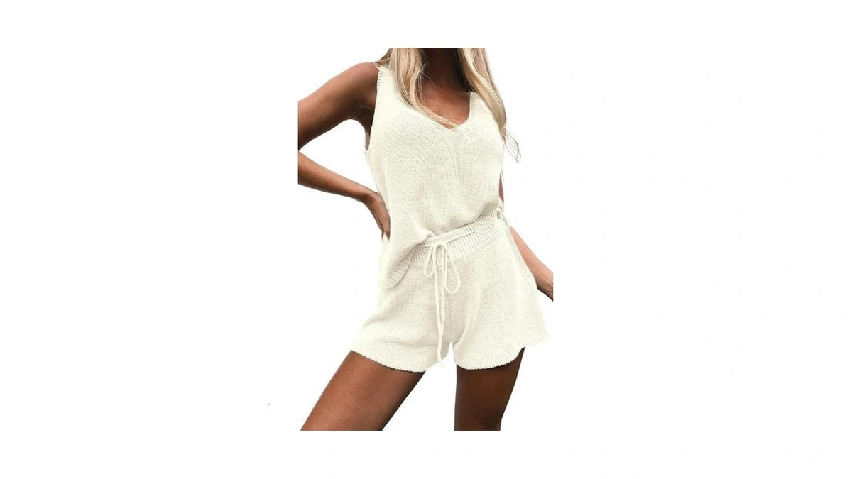 Imily Bela Women's Lounge Sets Summer Knit 2 Piece Outfits