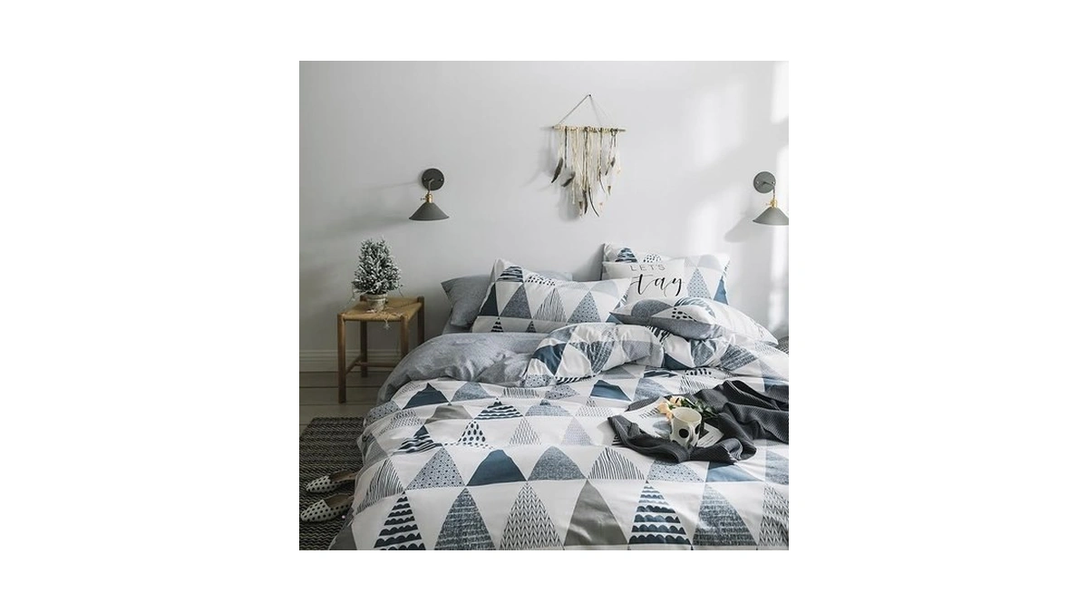 Mixinni Geometric Comforter Twin Xl Fluffy College Dorm Modern Style